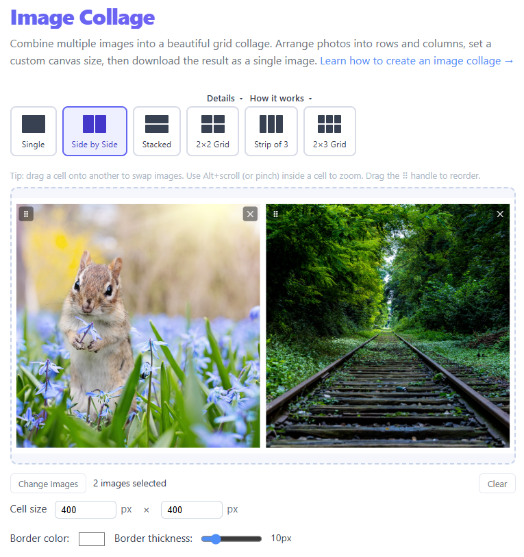 Preview collage