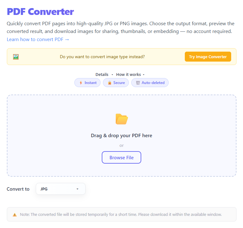 PDF Converter screenshot