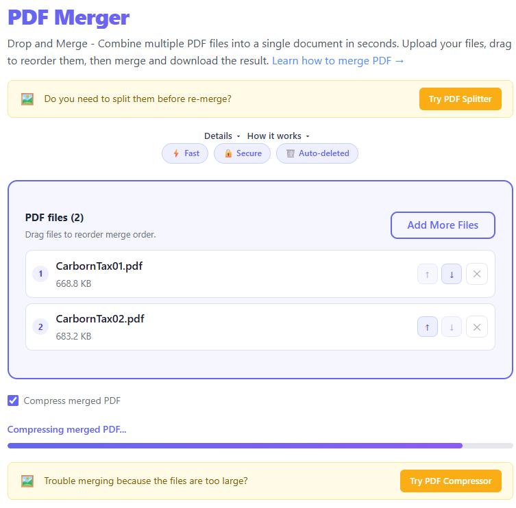 Merge progress